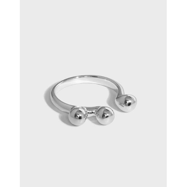 cluster rings shanice s925 sterling silver open ring all-match geometric ball sphere smooth fashion tide flow fine jewelry cool punk, Golden;silver
cluster rings shanice s925 sterling silver open ring all-match geometric ball sphere smooth fashion tide flow fine jewelry cool punk, Golden;silver