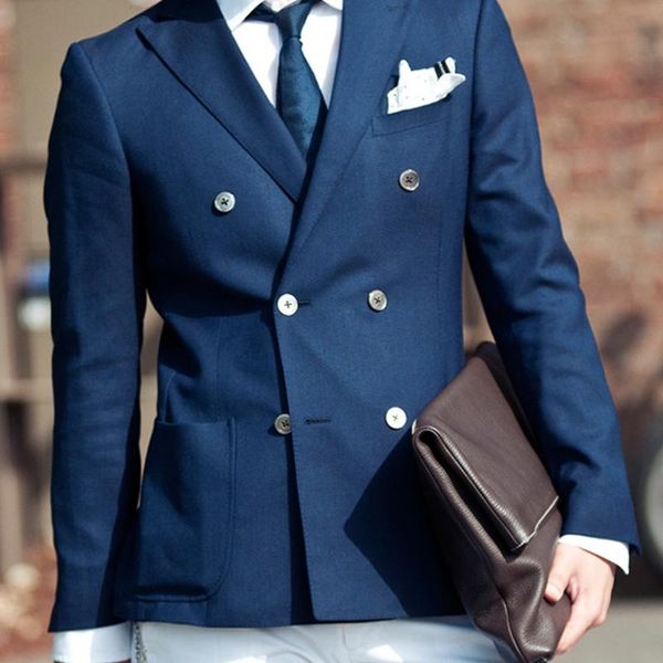 men's suits & blazers blue double breasted men 2 piece slim fit custom formal business wedding tuxedos for groomsmen man fashion clothe, White;black
men's suits & blazers blue double breasted men 2 piece slim fit custom formal business wedding tuxedos for groomsmen man fashion clothe, White;black