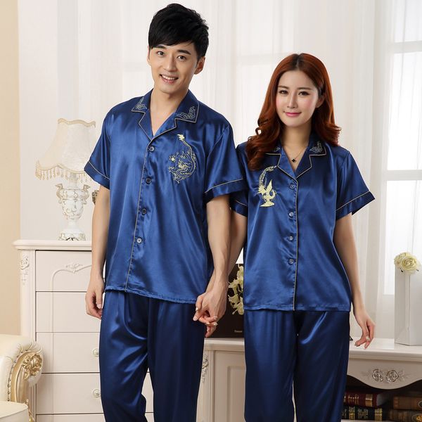 embroidery pajamas for lovers short sleeve couples pajamas sleepwear sleep lounge warm his-and-hers clothes leisure home cloth, Black;red
embroidery pajamas for lovers short sleeve couples pajamas sleepwear sleep lounge warm his-and-hers clothes leisure home cloth, Black;red
