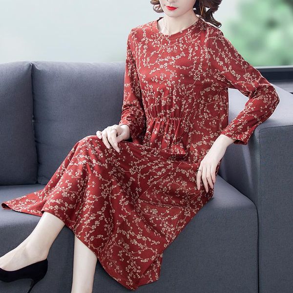 casual dresses autumn 3xl plus size vintage red floral midi spring print long sleeve dress elegant women bodycon party vestidos, Black;gray
casual dresses autumn 3xl plus size vintage red floral midi spring print long sleeve dress elegant women bodycon party vestidos, Black;gray