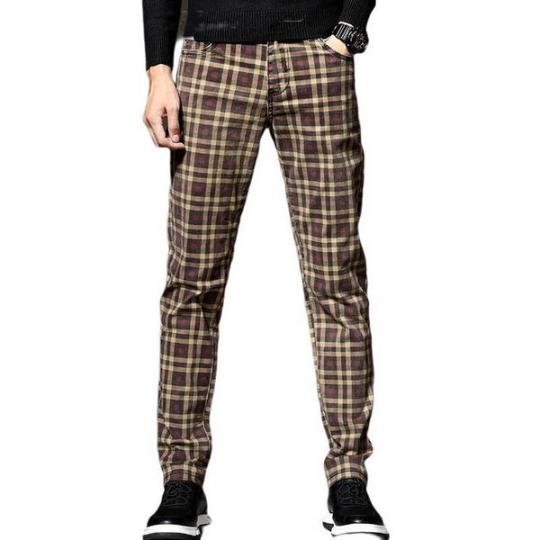 Men's Pants Slim Plaid Feet Casual Autumn High-Quality Stretch Youth Fashion British Trousers Fit Plus ZCG7, Black
Men's Pants Slim Plaid Feet Casual Autumn High-Quality Stretch Youth Fashion British Trousers Fit Plus ZCG7, Black
