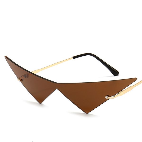 luxury designer sunglasses 2021 personality cat eye women rimless triangle lens brand designer fashion party eyewear shades for 0622, White;black
luxury designer sunglasses 2021 personality cat eye women rimless triangle lens brand designer fashion party eyewear shades for 0622, White;black