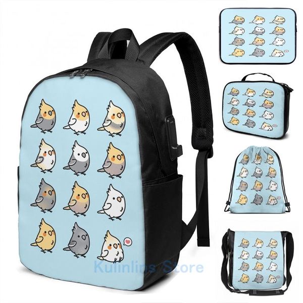 backpack funny graphic print chubby cockatiel collection usb charge men school bags women bag travel laptop
backpack funny graphic print chubby cockatiel collection usb charge men school bags women bag travel laptop