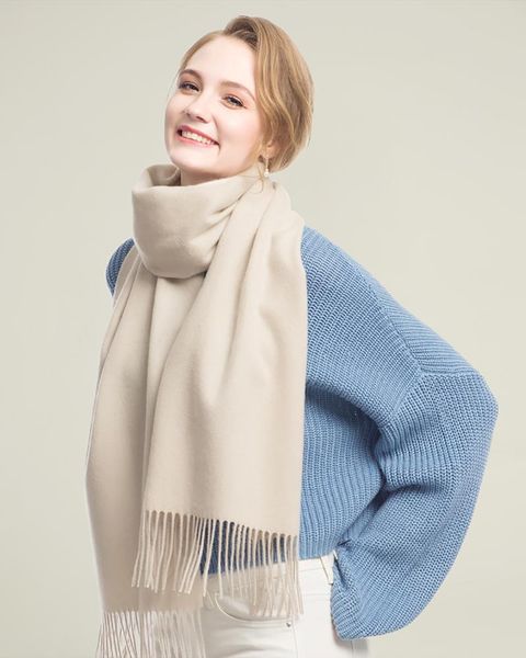 scarves wool scarf women's winter versatile pure cashmere shawl neck white thickening warm korean autumn for child boy women, Blue;gray
scarves wool scarf women's winter versatile pure cashmere shawl neck white thickening warm korean autumn for child boy women, Blue;gray