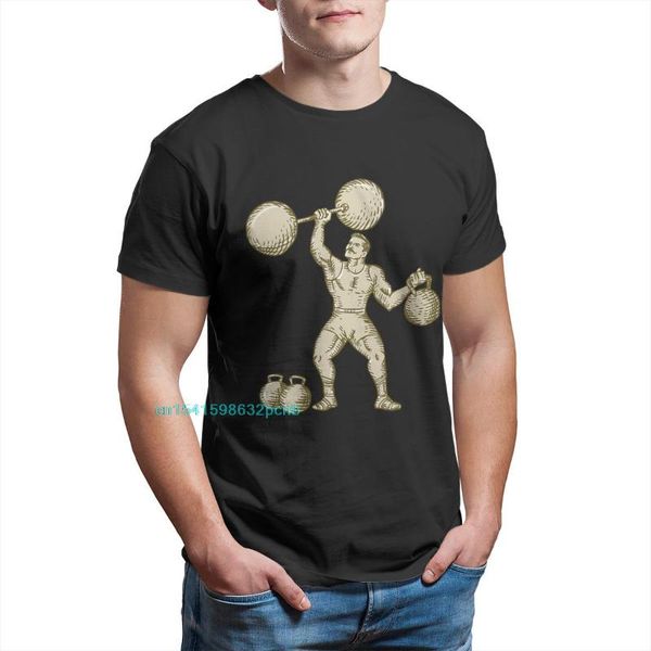 men's t-shirts 20210 summer macho weightlifting barbell kettlebell pattern printing short-sleeved cotton harajuku men's shirt graph, White;black
men's t-shirts 20210 summer macho weightlifting barbell kettlebell pattern printing short-sleeved cotton harajuku men's shirt graph, White;black