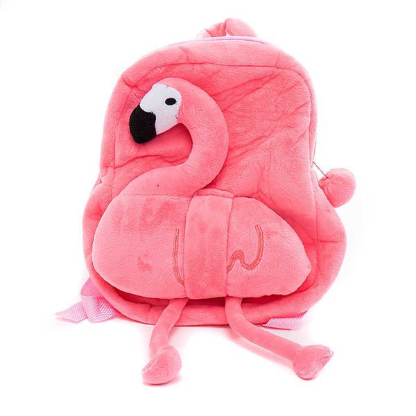 plush schoolbag toy cartoon flamingo children backpack 
plush schoolbag toy cartoon flamingo children backpack