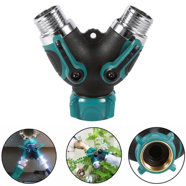 watering equipments 3/4 2 way y shape water hose heavy metal body garden splitter connector distributor for outdoor tap and faucet
watering equipments 3/4 2 way y shape water hose heavy metal body garden splitter connector distributor for outdoor tap and faucet