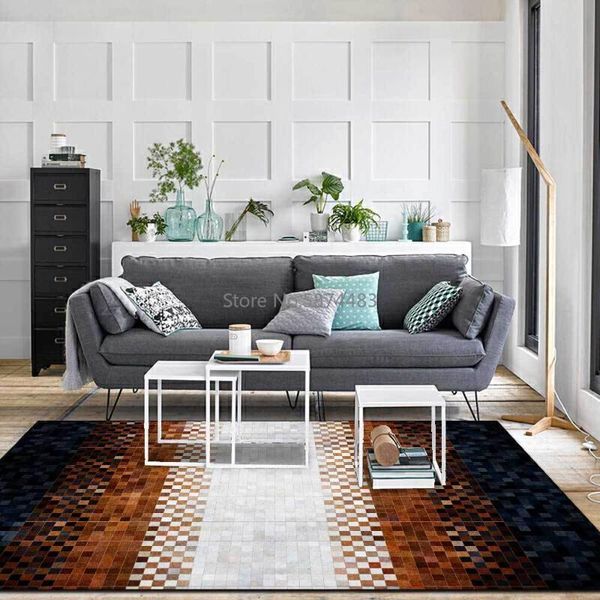 fashion modern imitation leather pattern mosaic lattice brown living room bedroom bedside carpet floor mats custom carpets
fashion modern imitation leather pattern mosaic lattice brown living room bedroom bedside carpet floor mats custom carpets