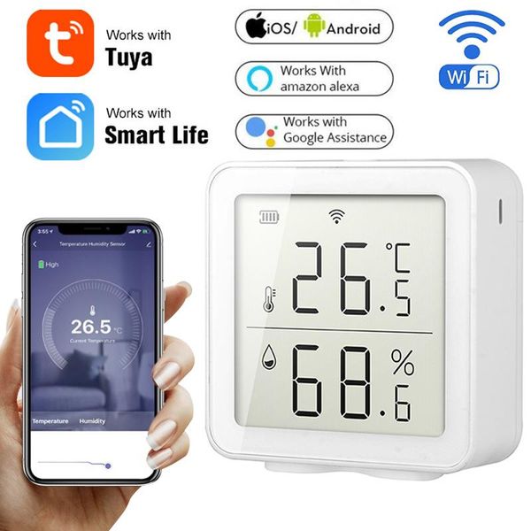 smart home control tuya wifi temperature humidity sensor indoor hygrometer thermometer detector life remote support alexa google
smart home control tuya wifi temperature humidity sensor indoor hygrometer thermometer detector life remote support alexa google