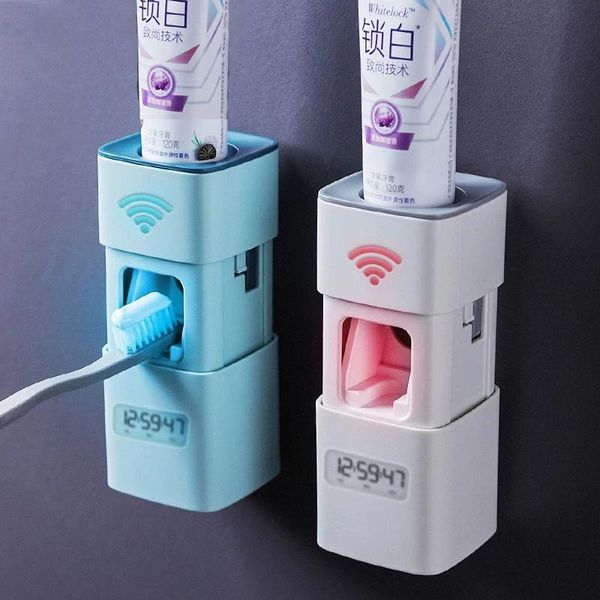 toothpaste squeezers automatic dispenser dust-proof rack portable squeezer for bathroom accessories sets toothbrush holders
toothpaste squeezers automatic dispenser dust-proof rack portable squeezer for bathroom accessories sets toothbrush holders