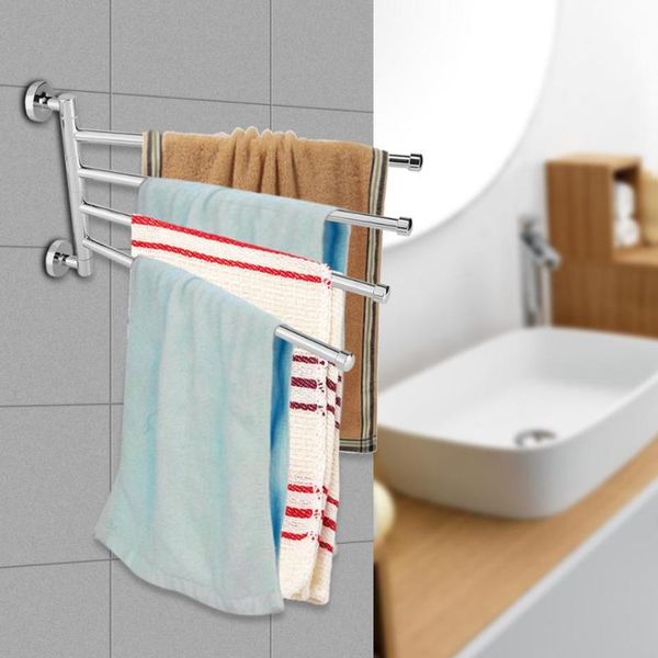 towel racks 14.17" anti-rust stainless steel rotating rack bath rail hanger holder 4 swivel bars bathroom wall mounted
towel racks 14.17" anti-rust stainless steel rotating rack bath rail hanger holder 4 swivel bars bathroom wall mounted