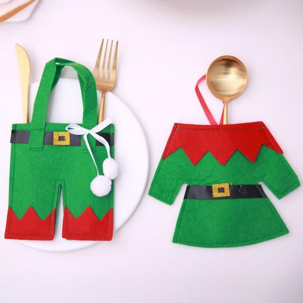 disposable dinnerware diy christmas party tableware decor table elf cutlery set mini clothes pants bag deskdress up knife fork green red
disposable dinnerware diy christmas party tableware decor table elf cutlery set mini clothes pants bag deskdress up knife fork green red