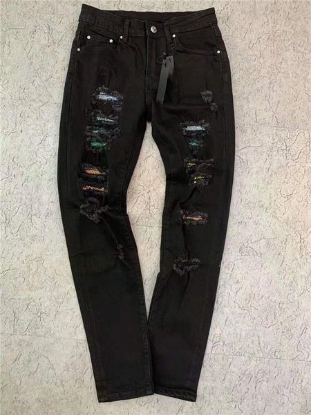 mens jeans luxurys designer casual embroidery vintage pants classic applique fashion holes motorcycle biker skinny 648 trousers size 29-40, Blue 
mens jeans luxurys designer casual embroidery vintage pants classic applique fashion holes motorcycle biker skinny 648 trousers size 29-40, Blue