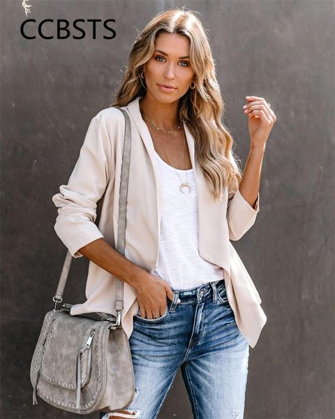 white blazer women cropped jacket long sleeve casual female clothing autumn elegant office lady korean aesthetic streetwear women's su, White;black
white blazer women cropped jacket long sleeve casual female clothing autumn elegant office lady korean aesthetic streetwear women's su, White;black