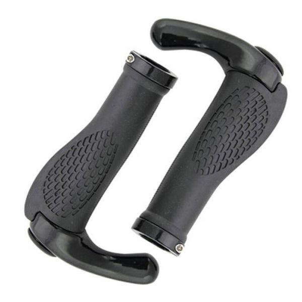 bike handlebars &components ergonomic mtb mountain road anti-slip lock-on ox horn bar end handlebar grips - one pair (black)
bike handlebars &components ergonomic mtb mountain road anti-slip lock-on ox horn bar end handlebar grips - one pair (black)