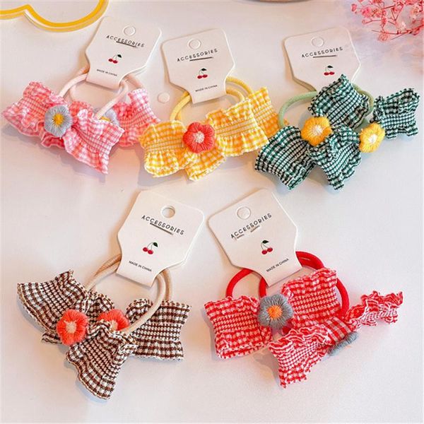 hair accessories 10pair/lot sweet children fabric plaid rope cute princess bow tie rubber band girl flowers ring, Slivery;white
hair accessories 10pair/lot sweet children fabric plaid rope cute princess bow tie rubber band girl flowers ring, Slivery;white