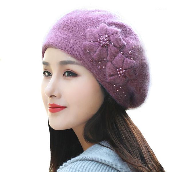 berets wsyore autumn and winter women velvet warm wool hat ladies elegant knitted beret female mother gift pearl ns2852, Blue;gray
berets wsyore autumn and winter women velvet warm wool hat ladies elegant knitted beret female mother gift pearl ns2852, Blue;gray