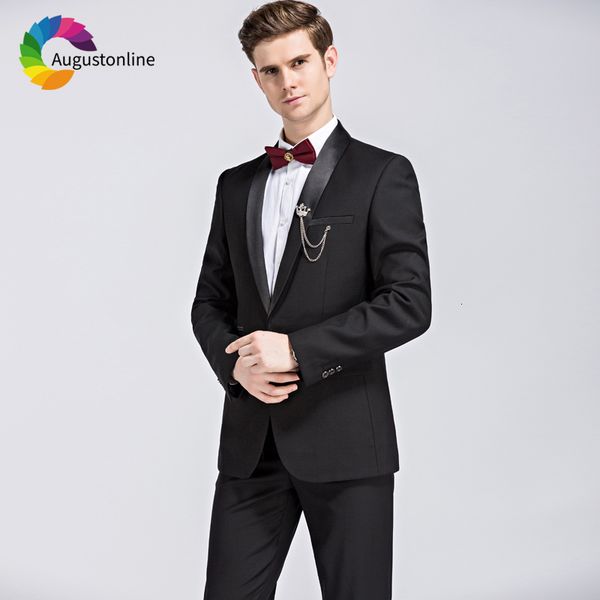 men's suits & blazers black business men slim fit wedding groom tuxedos 2 pieces (jacket+pants) bridegroom prom wear blazer u98z, White;black
men's suits & blazers black business men slim fit wedding groom tuxedos 2 pieces (jacket+pants) bridegroom prom wear blazer u98z, White;black