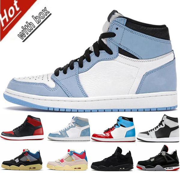 1 1s university blue shoes obsidian silver toe black cat 4s white sail men designer basketball shoes
1 1s university blue shoes obsidian silver toe black cat 4s white sail men designer basketball shoes