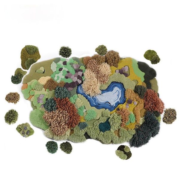 carpets creative handmade 3d carpet bedside area rug green forest decoration children room floor mat villa
carpets creative handmade 3d carpet bedside area rug green forest decoration children room floor mat villa