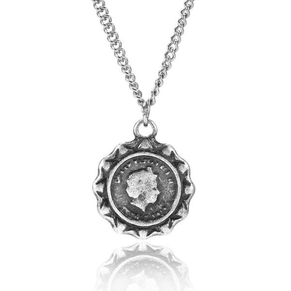 pendant necklaces 100% stainless steel little angel coin necklace for women vintage medal steel/sliver color clavicle chain, Silver
pendant necklaces 100% stainless steel little angel coin necklace for women vintage medal steel/sliver color clavicle chain, Silver