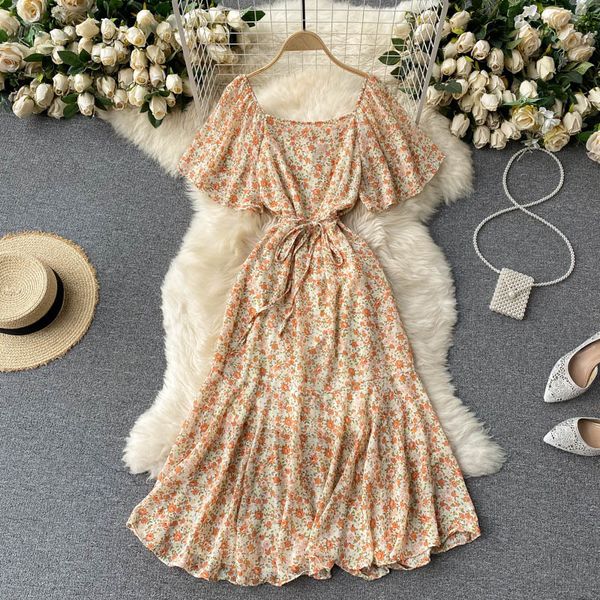 two piece dress deat feminine sweet floral lace up slobbered waist dress short sleeve thin collar fine spring summer 11b754 qax5, White
two piece dress deat feminine sweet floral lace up slobbered waist dress short sleeve thin collar fine spring summer 11b754 qax5, White