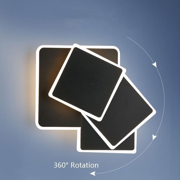 wall lamp simple rotation iron led bedside living room aisle corridor background interior decoration 14/16/18/27w
wall lamp simple rotation iron led bedside living room aisle corridor background interior decoration 14/16/18/27w