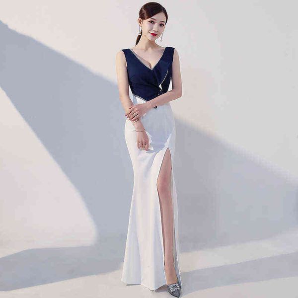 luxury prom dresses nightclub women's deep v evening 2021 long slim open fork nightclub celebriti' performance cloth, Black
luxury prom dresses nightclub women's deep v evening 2021 long slim open fork nightclub celebriti' performance cloth, Black