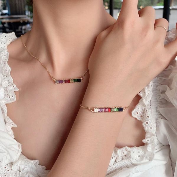 pendant necklaces ms rainbow bracelet necklace set auger jewelry suit elegant to restore ancient ways choker collarbone chain, Silver
pendant necklaces ms rainbow bracelet necklace set auger jewelry suit elegant to restore ancient ways choker collarbone chain, Silver
