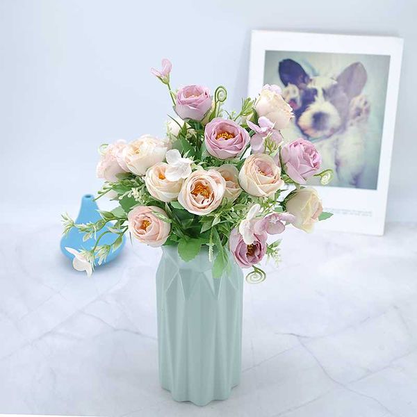 decorative flowers & wreaths 28cm tea rose penoy silk artificial flower bouquet 10 heads fake bud decorate for home wedding el table decorat
decorative flowers & wreaths 28cm tea rose penoy silk artificial flower bouquet 10 heads fake bud decorate for home wedding el table decorat