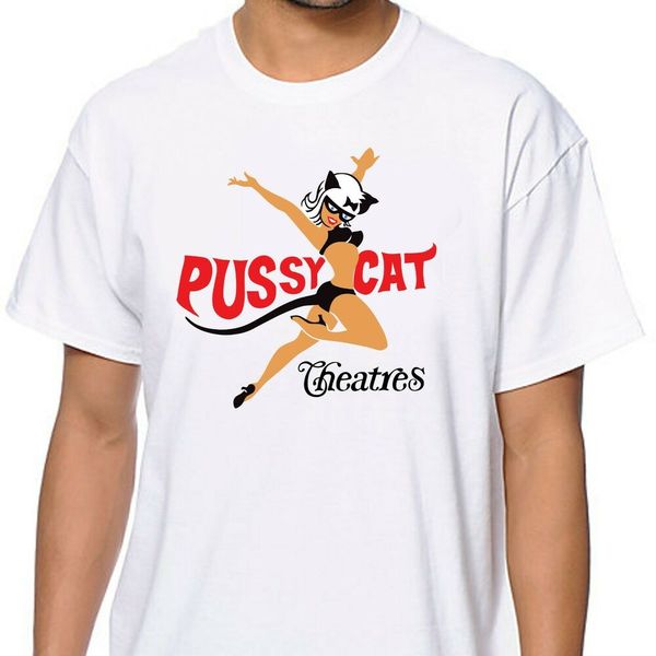 PUSSYCAT THEATRE T-SHIRT - Defunct Adult Theater Chain - 100% Preshrunk Cotton, White;black
PUSSYCAT THEATRE T-SHIRT - Defunct Adult Theater Chain - 100% Preshrunk Cotton, White;black