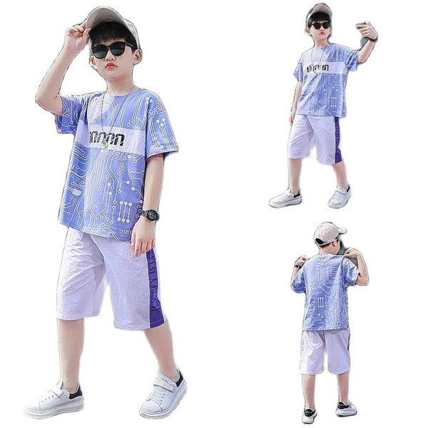 boys summer suits tide sports 2021 new middle and large childrens t-shirts handsome 10-year-old two-piece stitching printing, White
boys summer suits tide sports 2021 new middle and large childrens t-shirts handsome 10-year-old two-piece stitching printing, White