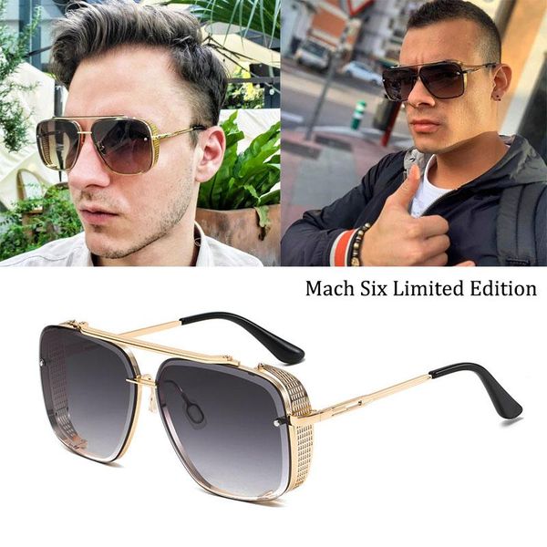 sunglasses fashion mach six limited edition style steampunk men cool vintage side shield brand design sun glasses, White;black
sunglasses fashion mach six limited edition style steampunk men cool vintage side shield brand design sun glasses, White;black