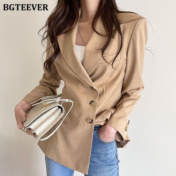 women's suits & blazers bgteever vintage single-breasted slim waist female blazer women long sleeve suit coats 2021 autumn ladies soli, White;black
women's suits & blazers bgteever vintage single-breasted slim waist female blazer women long sleeve suit coats 2021 autumn ladies soli, White;black
