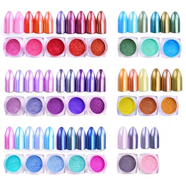 3g pearlescent shimmer nail powder 23colors glitter pigment diy colorful art decorations chrome, Silver;gold
3g pearlescent shimmer nail powder 23colors glitter pigment diy colorful art decorations chrome, Silver;gold