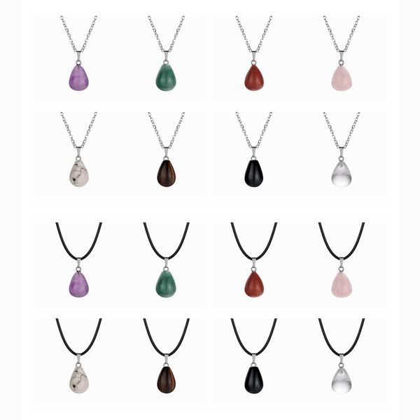 teardrop gemstone pendants natural drop charms water-drop crystal stone women necklace for diy jewelry making, Silver
teardrop gemstone pendants natural drop charms water-drop crystal stone women necklace for diy jewelry making, Silver