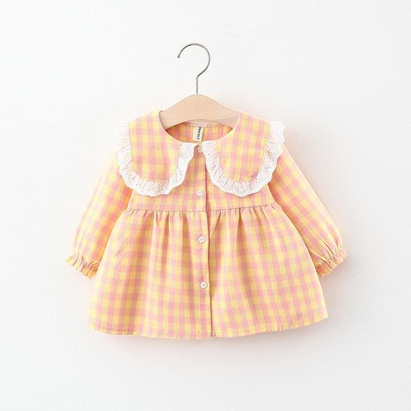 girl's dresses spring born baby girl clothes plaid long sleeve dress costume for girls clothing infant 1st birthday, Red;yellow
girl's dresses spring born baby girl clothes plaid long sleeve dress costume for girls clothing infant 1st birthday, Red;yellow