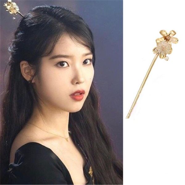 hair clips & barrettes flower gold retro iu pearl same el de hairstick korea drama hairpin for girl women accessories, Golden;silver
hair clips & barrettes flower gold retro iu pearl same el de hairstick korea drama hairpin for girl women accessories, Golden;silver