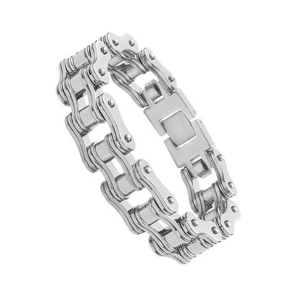 punk steel men's bracelets 2021 bracelet stainless biker men jewelry fashion braclets gift for a man wholesale link, chain, Black