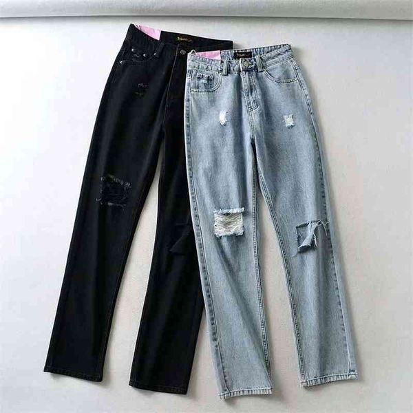 women's jeans korean chic high waisted and perforated thin wide leg versatile loose straight pants 022634 as0s, Blue
women's jeans korean chic high waisted and perforated thin wide leg versatile loose straight pants 022634 as0s, Blue