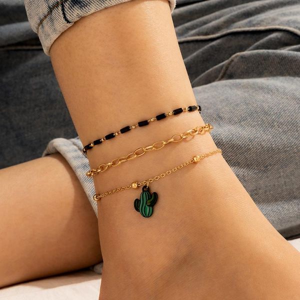 anklets creative cactus anklet set for women cute plant green alloy foot chains lady sandy beach party jewelry accessories 13965, Red;blue
anklets creative cactus anklet set for women cute plant green alloy foot chains lady sandy beach party jewelry accessories 13965, Red;blue