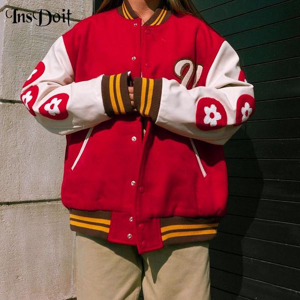women's jackets insdoit gothic patchwork baseball uniform outerwear women streetwear harajuku print loose jacket punk fashion autumn wi, Black;brown
women's jackets insdoit gothic patchwork baseball uniform outerwear women streetwear harajuku print loose jacket punk fashion autumn wi, Black;brown