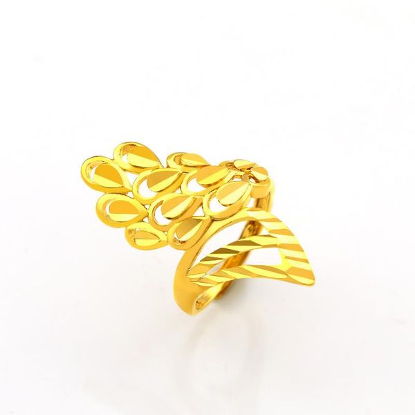 cluster rings classic 14k gold ring for bride women's wedding engagement jewelry female exquisite romantic phoenix tail fine gifts, Golden;silver
cluster rings classic 14k gold ring for bride women's wedding engagement jewelry female exquisite romantic phoenix tail fine gifts, Golden;silver