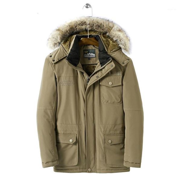 down & parkas winter hooded faux fur collar long thick cotton men's pocket jacket coat mens parka long1 7pux, Black
down & parkas winter hooded faux fur collar long thick cotton men's pocket jacket coat mens parka long1 7pux, Black