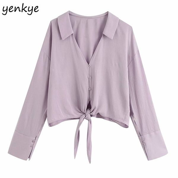 vintage solid color flowy blouse shirt women v neck long sleeve hem knot summer shirts streetwear plus size chemise femme 210514, White
vintage solid color flowy blouse shirt women v neck long sleeve hem knot summer shirts streetwear plus size chemise femme 210514, White