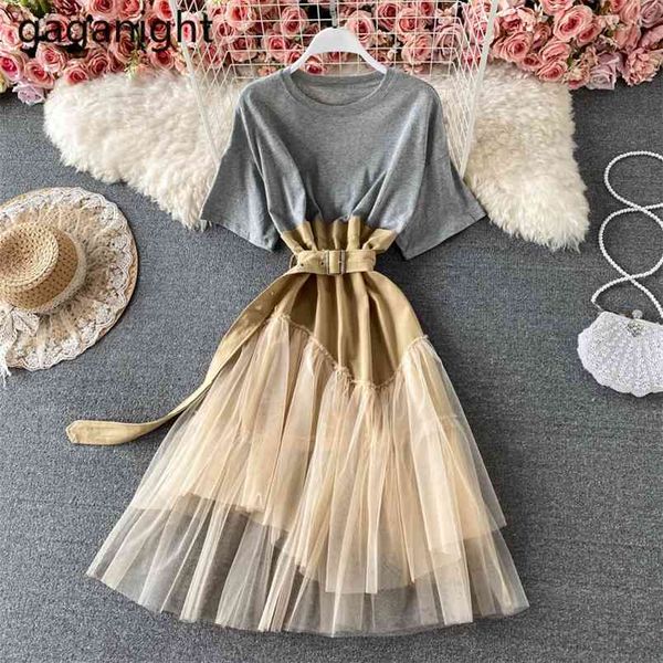 faux two pieces women tshirt patchwork dress short sleeve o neck mesh lady summer arrival dresses vestidos 210601, Black;gray
faux two pieces women tshirt patchwork dress short sleeve o neck mesh lady summer arrival dresses vestidos 210601, Black;gray