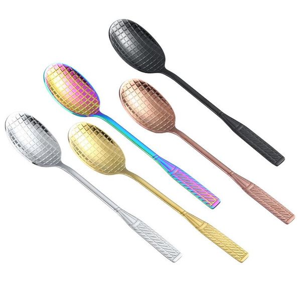 100pcs/lot creative tennis racket stainless steel spoon ice cream spoons teaspoons household drinking tools for business gift
100pcs/lot creative tennis racket stainless steel spoon ice cream spoons teaspoons household drinking tools for business gift