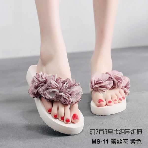 low female shoes ladies' slippers flower platform on a wedge lace 2021 summer flat stretch fabric rome pu floral slides hoof, Black
low female shoes ladies' slippers flower platform on a wedge lace 2021 summer flat stretch fabric rome pu floral slides hoof, Black