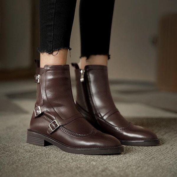 boots leather women riding motorcycle punk oxford england style ankle shoes winter plush fur warm, Black
boots leather women riding motorcycle punk oxford england style ankle shoes winter plush fur warm, Black