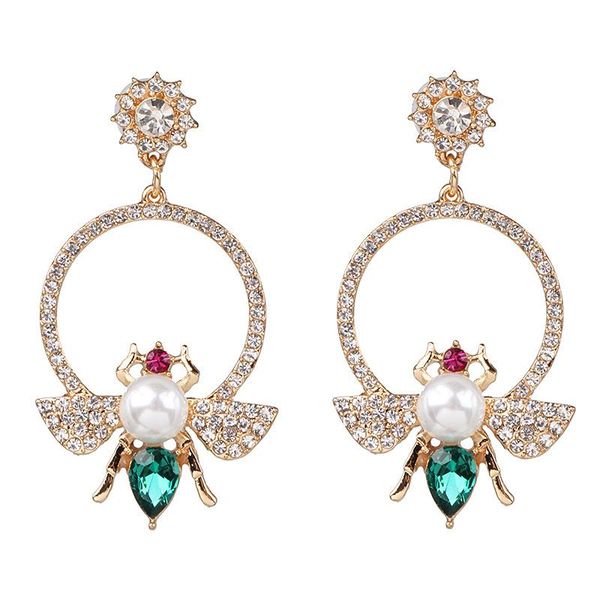 dangle & chandelier 2021 crystal flying honey bee drop earrings charming insect metal earring trendy women party elegant jewelry bijoux, Silver
dangle & chandelier 2021 crystal flying honey bee drop earrings charming insect metal earring trendy women party elegant jewelry bijoux, Silver